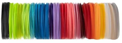 PLA 3D filamentai - 20 pcs. x 3m Kruzzel 19874