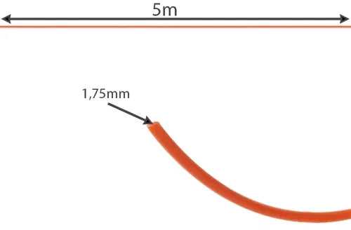 Kruzzel PLA 3D Filaments - 20pcs x 5m 19872