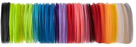 Kruzzel PLA 3D Filaments - 20pcs x 5m 19872