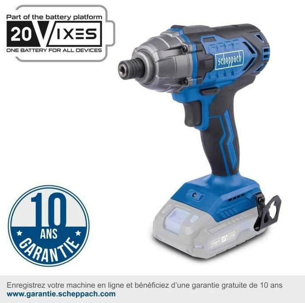 Akumuliatorinis smūginis suktuvas C-ID180-X 20V, korpusas, Scheppach