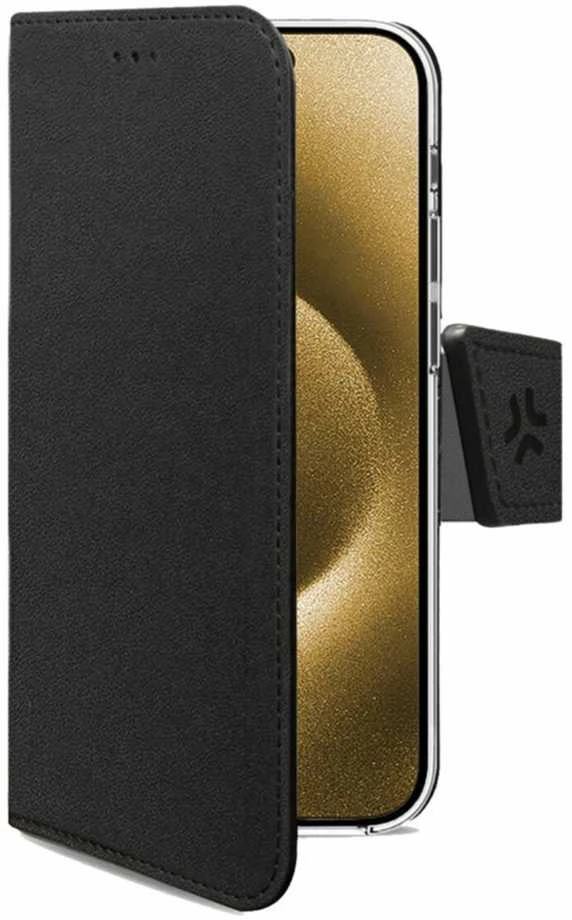 Celly WALLY1080, Wallet case, Apple, iPhone 16 Plus, 17 cm (6.7"), Juodas