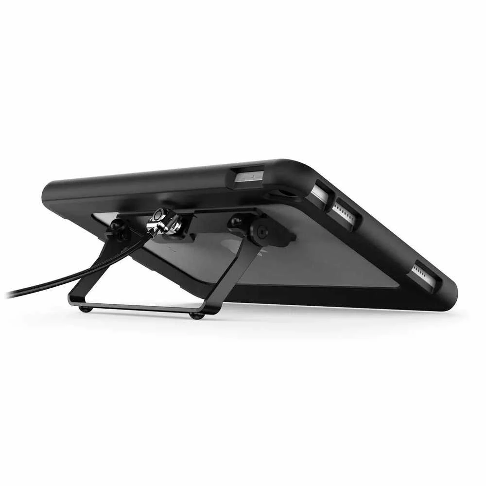 Dėklas na tablet Compulocks Compulocks iPad 10.2'' Secured Kickstand - Stossstange fur Planšetė - Stander - Metall, Gummi - Juodas - fur Apple 10.9-inch iPad
