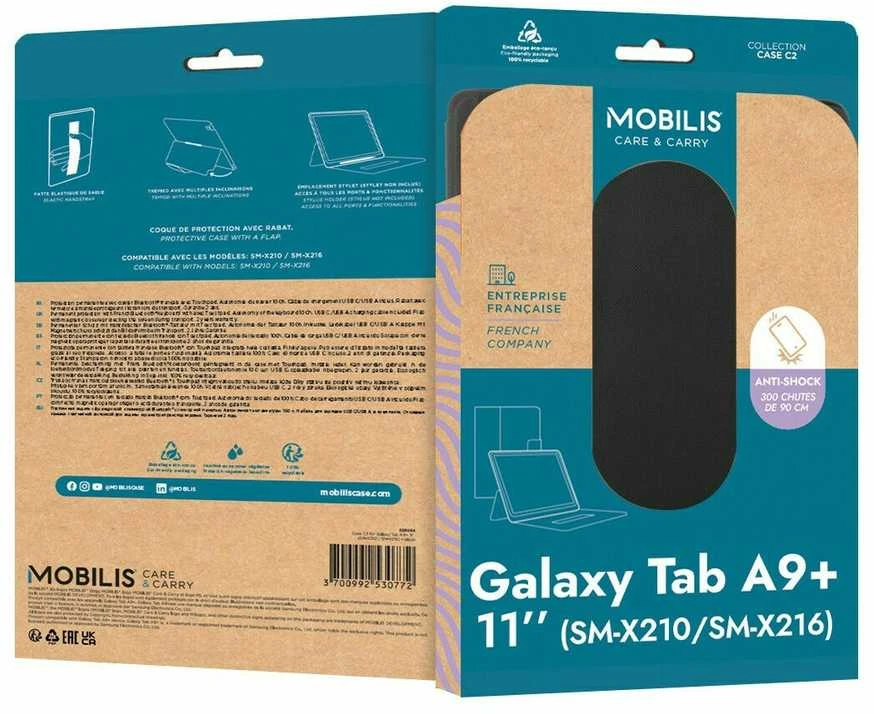 Mobilis 029034 etui na tablet 27,9 cm (11'') Folio Juodas