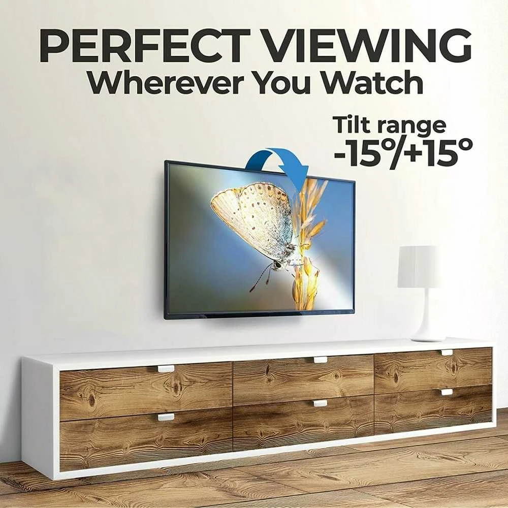 Techly ICA-LCD 201BK televizoriaus laikiklis 76,2 cm (30") Juoda