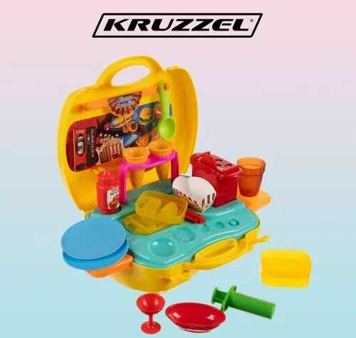 Plastiko masė Kruzzel 23202 lagamine