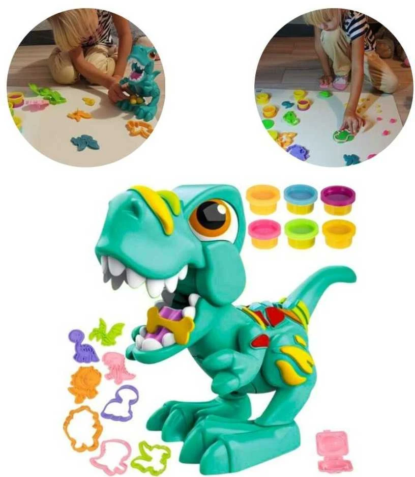 Kruzzel plastilinas - kompleksas - dinozauras 22775