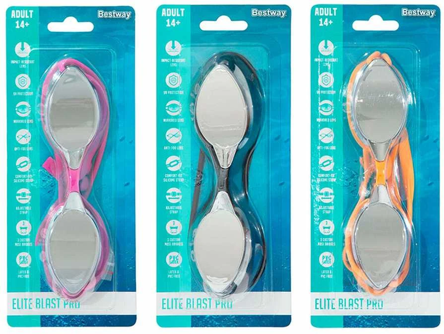 Plaukimo akiniai BESTWAY ELITE BLAST PRO 21066