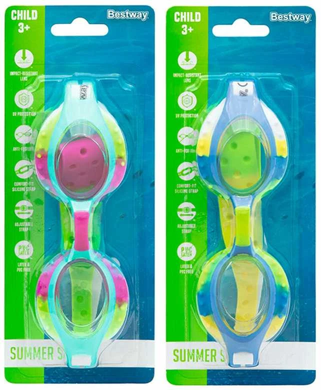 Plaukimo akiniai BESTWAY SUMMER SWIRL 21099