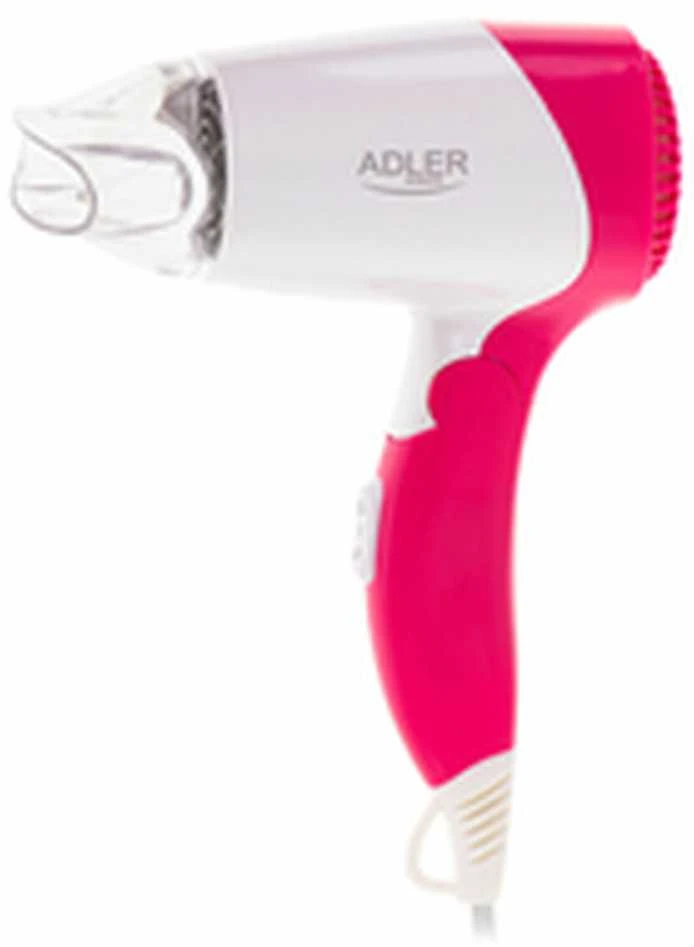 Adler | Plaukų džiovintuvas | AD 2259 | 1200 W | Number of temperature settings 2 | Baltas/Rožinė