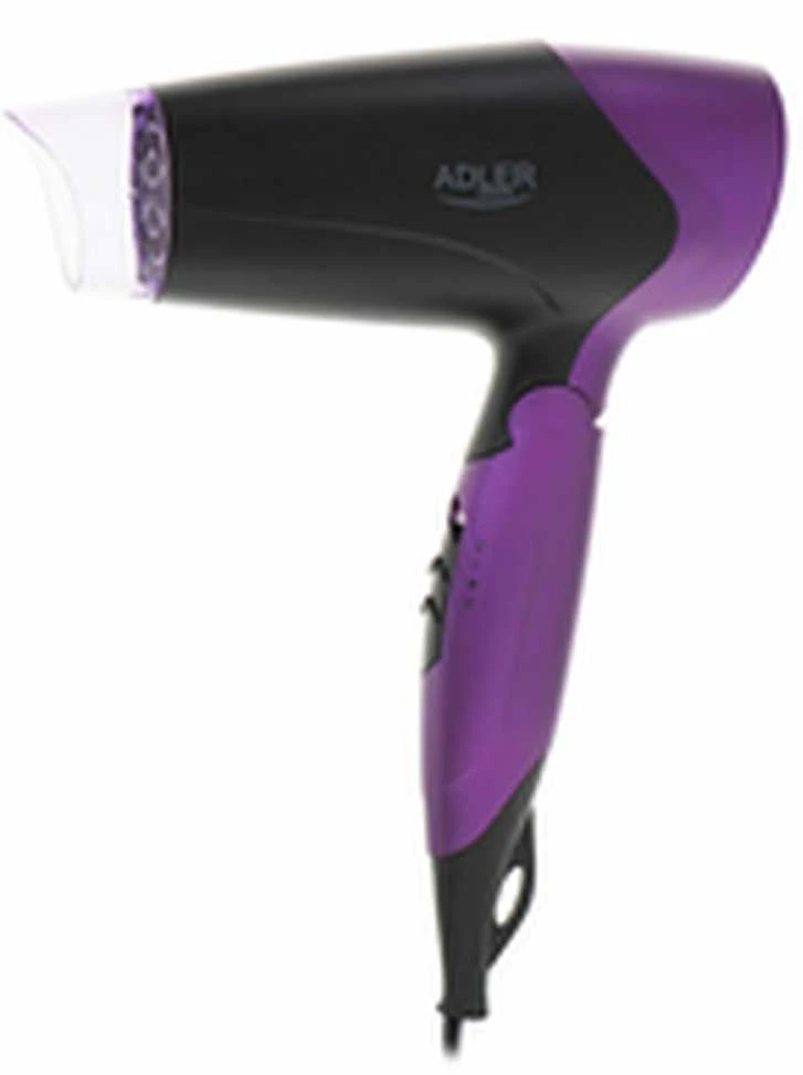 Adler | Plaukų džiovintuvas | AD 2260 | 1600 W | Number of temperature settings 2 | Juodas/Violetinė