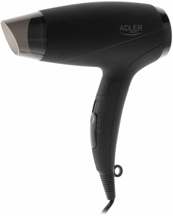 Adler | Plaukų džiovintuvas | AD 2266 | 1200 W | Number of temperature settings 2 | Juodas