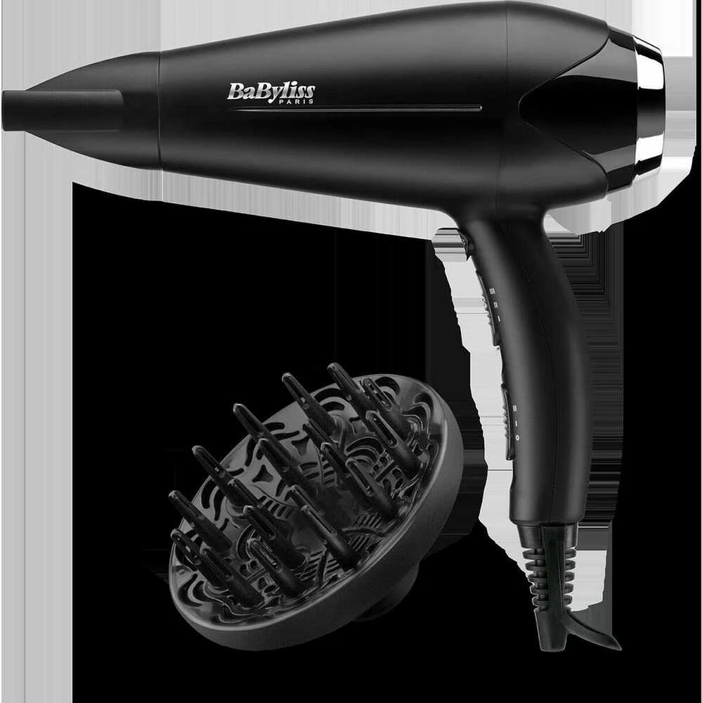 BaByliss D572DE plaukų džiovintuvas Juoda 2200 W