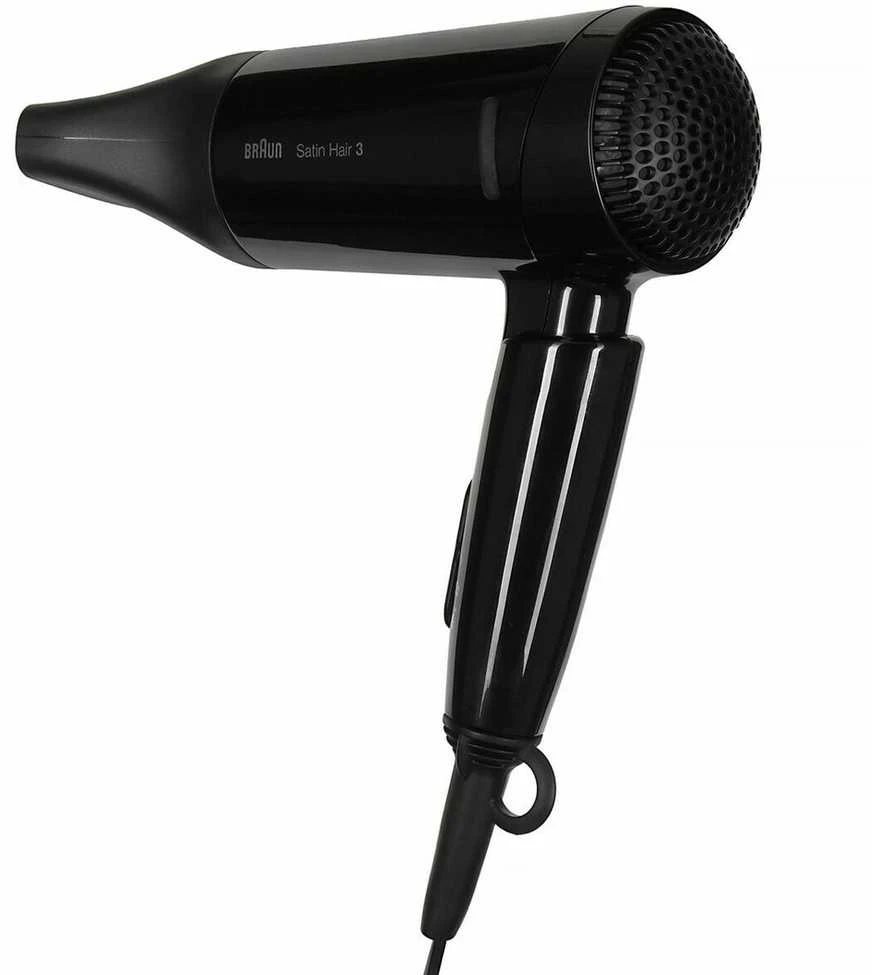 Plaukų Džiovintuvas - Braun Satin Hair 3 Style&Go 1600 W Juodas