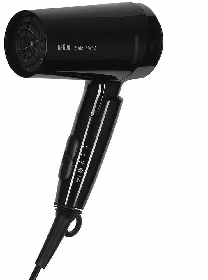 Plaukų Džiovintuvas - Braun Satin Hair 3 Style&Go 1600 W Juodas