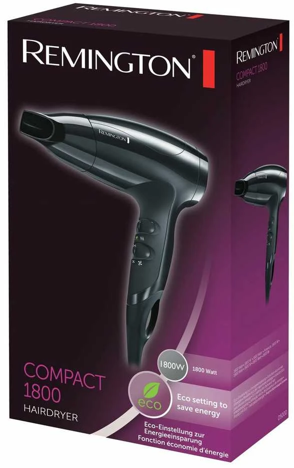 Remington D5000 plaukų džiovintuvas Juoda 1800 W