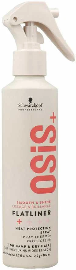 Purškiama apsauga nuo karščio plaukams Schwarzkopf Professional OSIS+ Flatliner (1) 200 ml