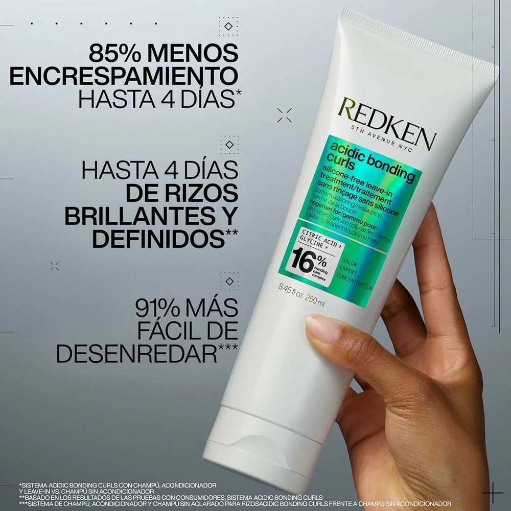 "Redken" nepaliekamoji priemonė garbanotiems ir banguotiems plaukams "Acidic Bonding Curls" (nepaliekamoji priemonė) 250 ml