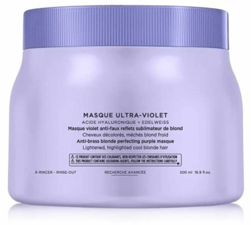 Kaukė su violetiniu pigmentu Kerastase Blond Absulu Masque Ultra-Violet 200ml