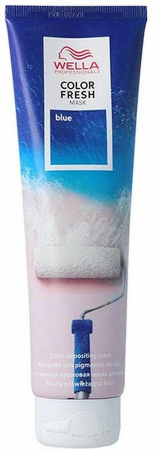 Kaukė suteikianti atspalvį plaukams Wella Color Fresh Mask 150 ml - Mėlyna