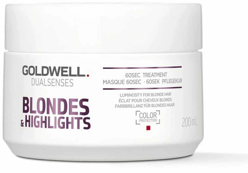Atkuriamoji plaukų kaukė šviesintiems plaukams Goldwell Blondes &amp; Highlights 60sec Treatment 200ml