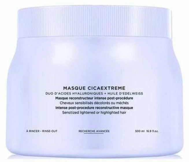 Kérastase Blond Absolu Cicaextreme drėkinati ir atsatanti kaukė šviesiems plaukams, 200 ml