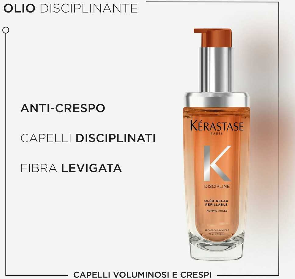 Kérastase Discipline Oléo-Relax Control-in-Motion aliejus plaukams ir serumas, 75 ml