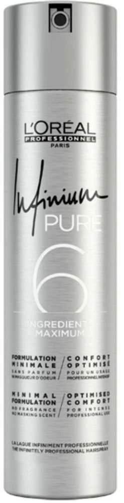 L'Oréal Professionnel Infinium Pure Minkštas plaukų lakas, 300 ml