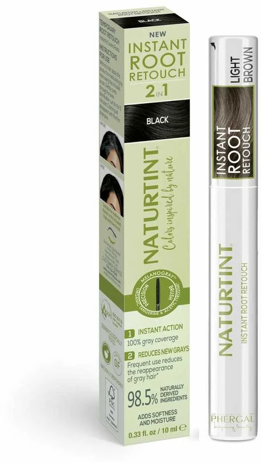 Naturtint Instant Root Retouch Retocador Temporal De Canas 2 En 1 šviesiai rudas, 10 ml