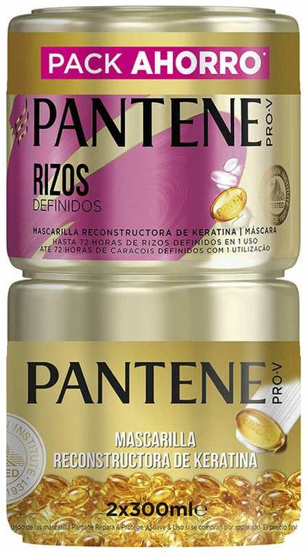 Masc Cap Pantene Rizos 300 DUPLO kaukė