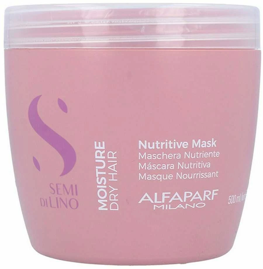 Kaukė plaukams Alfaparf Semi Di Lino Drėkinamasis Nutritive Kaukė, 200 ml