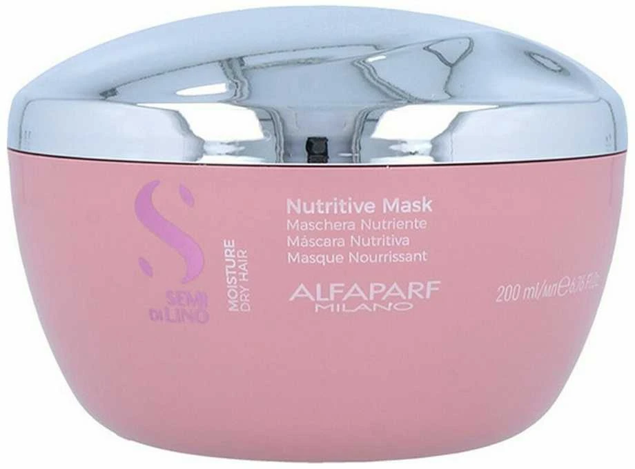 Kaukė plaukams Alfaparf Semi Di Lino Drėkinamasis Nutritive Kaukė, 200 ml
