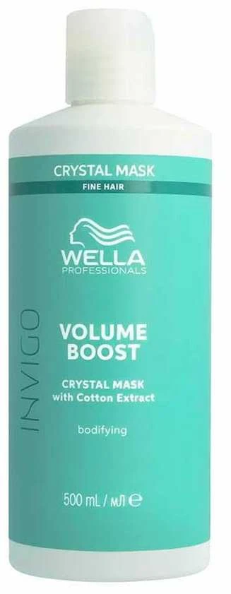 Apimties suteikianti plaukų kaukė Wella Invigo Volume Boost Crystal Mask 500ml