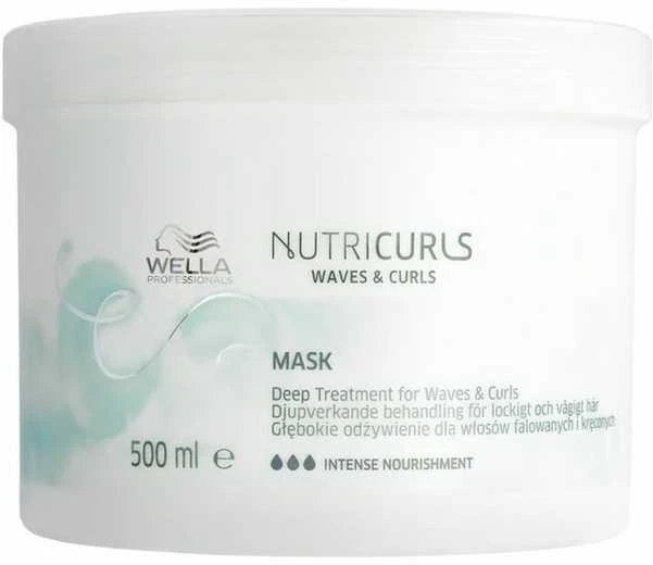Wella Professionals NutriCurls Deep Treatment plaukų kaukė moterims, 500 ml