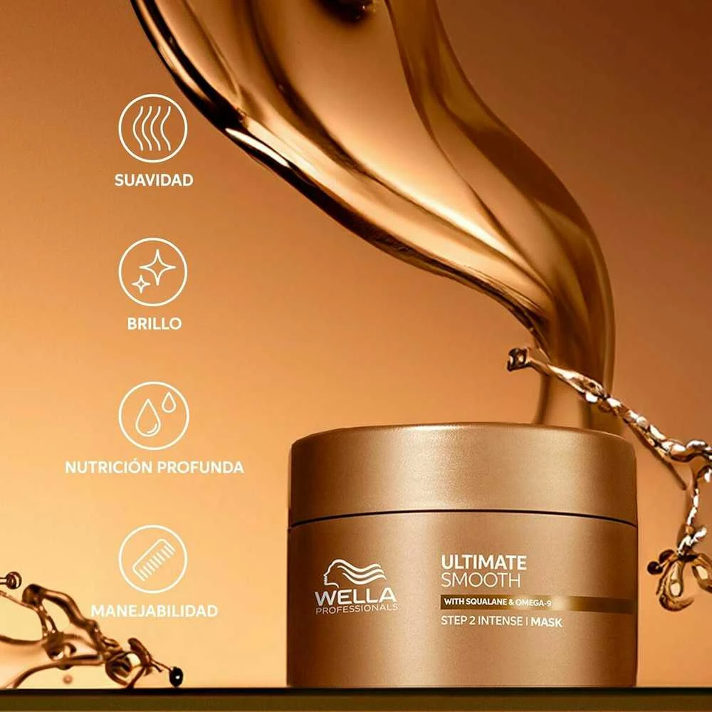 Wella Professionals Ultimate Smooth Mask Maitinanti kaukė su skvalanu ir omega-9, 500 ml
