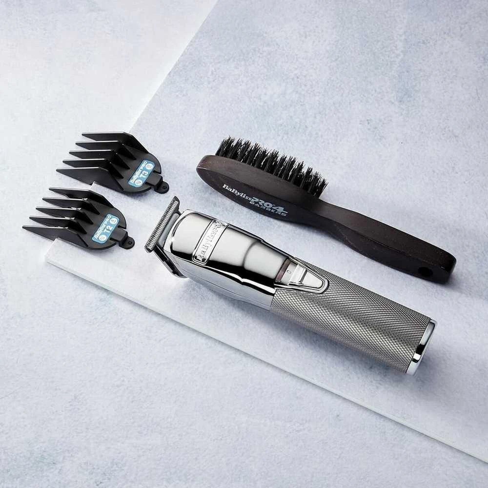 Įkraunama plaukų kirpimo-kantavimo mašinėlė - trimeris BaByliss PRO EDM Technology Metal Trimmer FX7880E