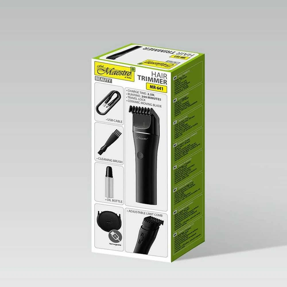 MAESTRO MR-641 USB plaukų kirpimo mašina