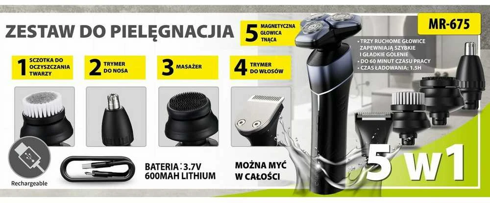 MAESTRO MR-675 5 viename USB skutimosi rinkinys