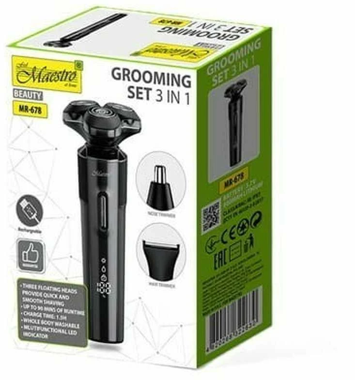 MAESTRO MR-678 3 viename skutimosi rinkinys USB 90 min.