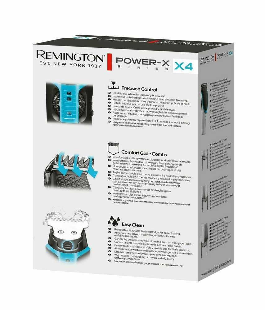 Remington Kirpimo Mašinėlė Power-X Series X4 HC4000 Juoda