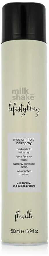 Vidutinės fiksacijos lakas Milk Shake Lifestyling Medium Hold Hairspray 500ml