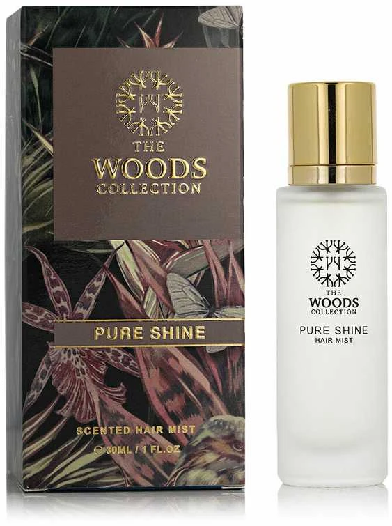 „The Woods Collection“ gryno blizgesio suteikiantis plaukų purškiklis moterims su ananasų kvapu, 30 ml