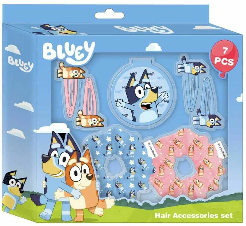 Bluey plaukų aksesuarų rinkinys mergaitėms