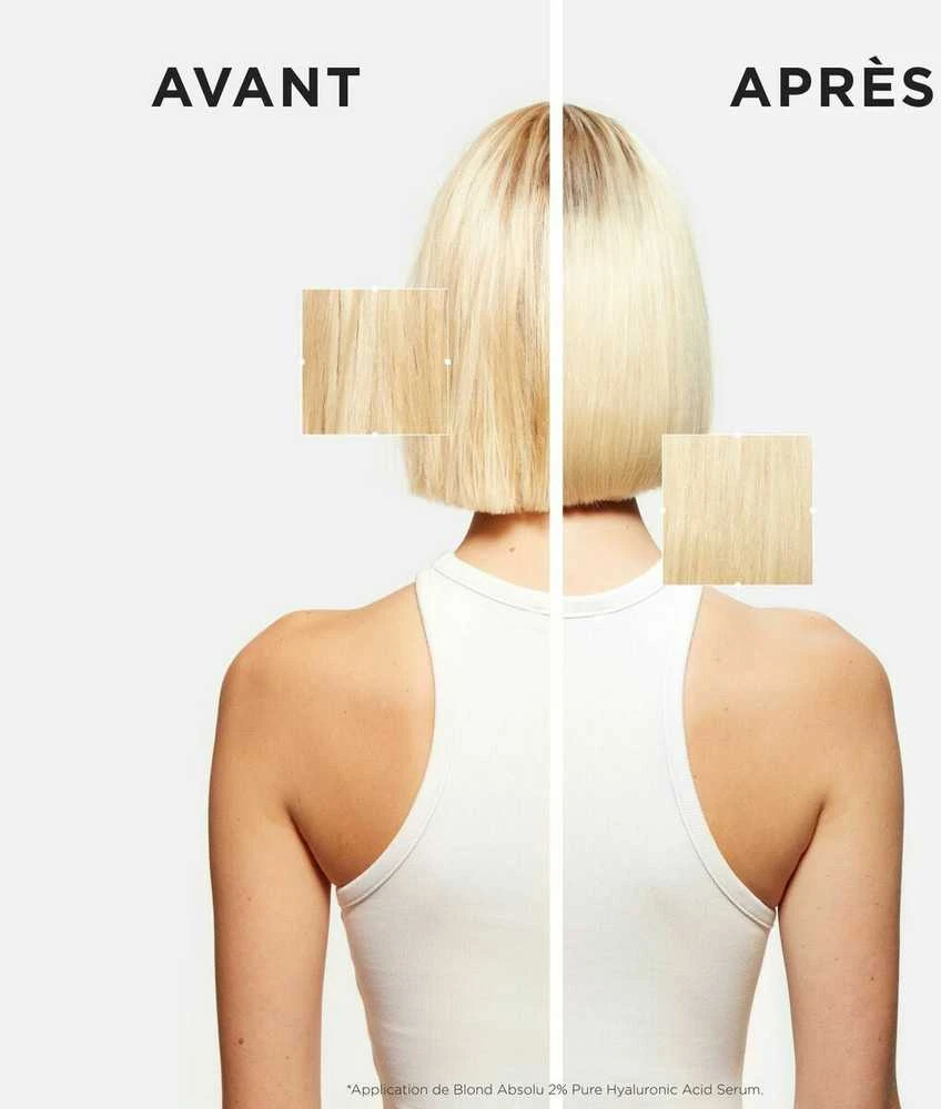 Kérastase Blond Absolu 2% Pure Hyaluronic Acid Serum atkuriamasis serumas šviesiems plaukams, 50 ml