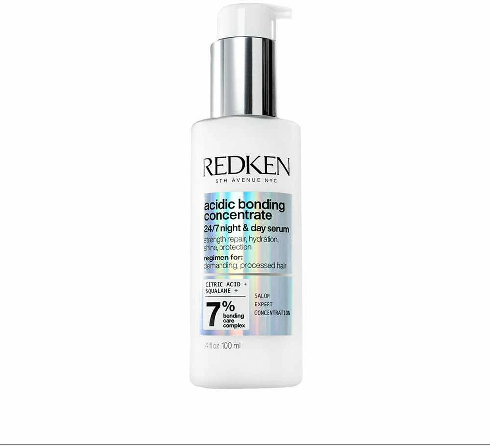 Redken Intensive dieninis ir naktinis serumas pažeistiems plaukams atstatyti Acidic Bonding Concentrate (24/7 Night & Day Serum), 100 ml