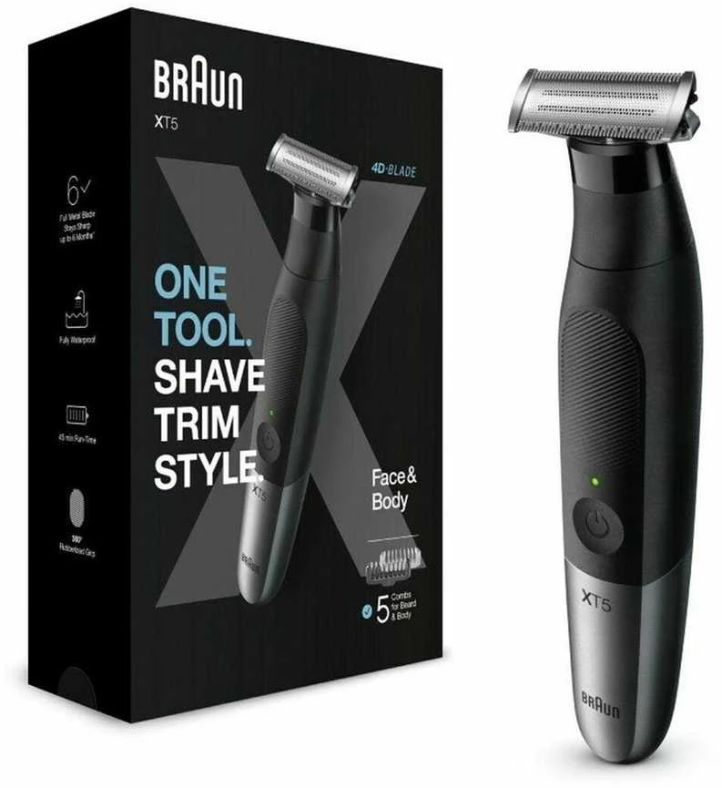 Braun veido ir kūno skustuvas XT5100