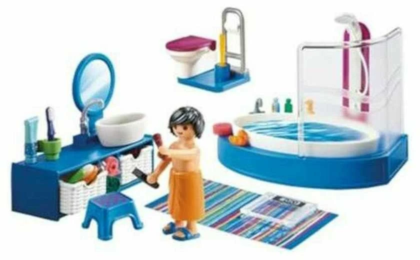Playmobil Dollhouse 70211 Vonios kambarys su stumdoma vonia