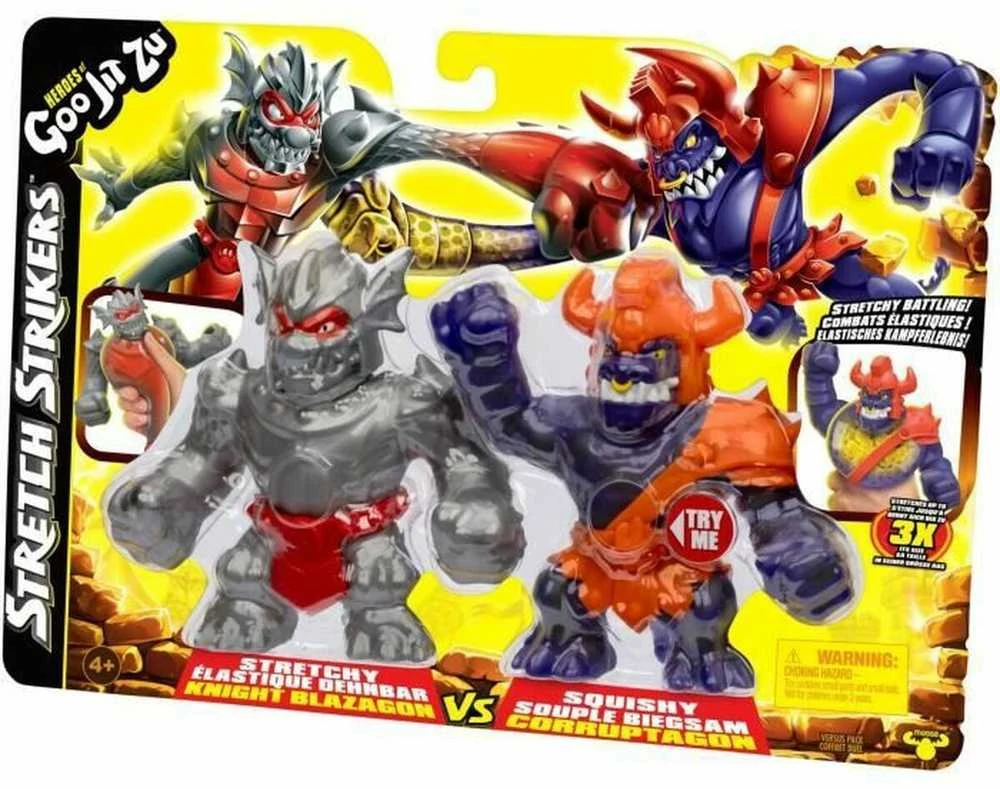 GOO JIT ZU HEROES OF Figūrėlės „Stretch Strikers“, 2 vnt.