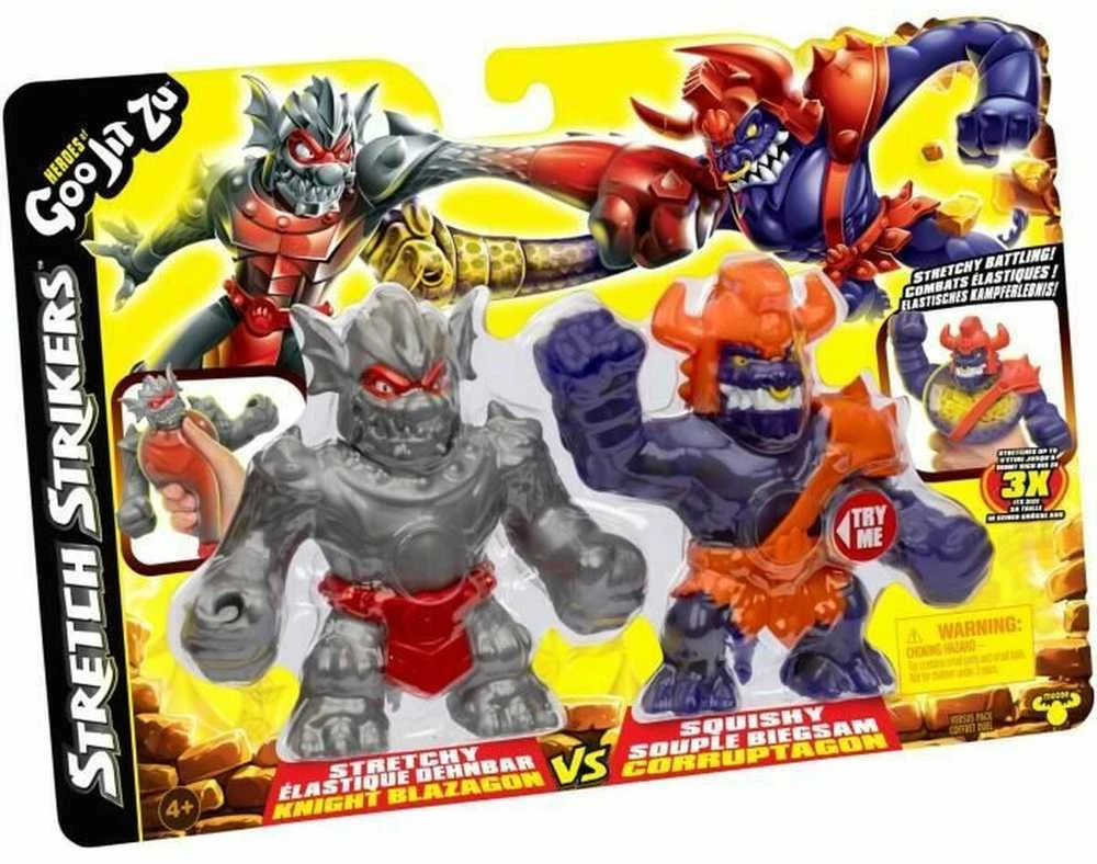 GOO JIT ZU HEROES OF Figūrėlės „Stretch Strikers“, 2 vnt.