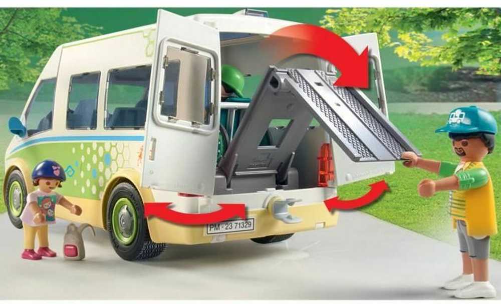 Konstruktorius Playmobil School Bus 71329, plastikas