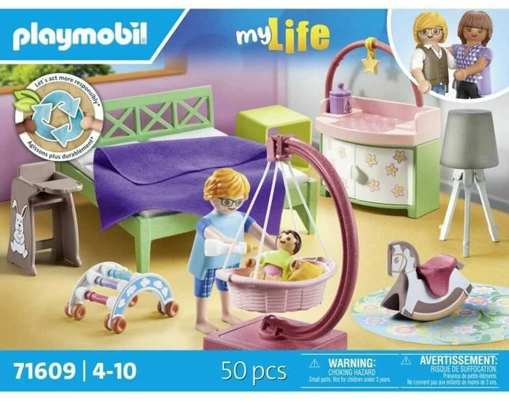 Playmobil My Life 71609 Miegamasis su vaikams žaidimų kampeliu